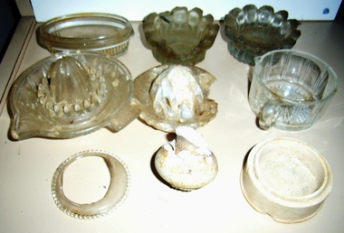 Glassware and ceramics from Cambridgeshire