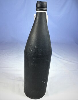 Handmade, dark bottle