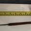 Iron crochet hook with wooden handle