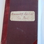 Red bound log book with label reading: 'Queenscliff Lifeboat Log Book'. Log book contains operational notes, reports and lifeboat crews from the Queenscliff Lifeboat from 1893 to 1909