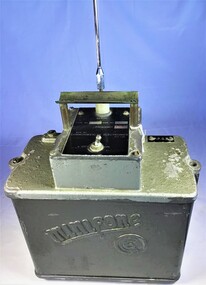 A portable radio receiver and VHF transmitter used by the Sea Pilot Service around 1956. 