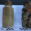 Two earthenware containers, one with encrustation and concretion  