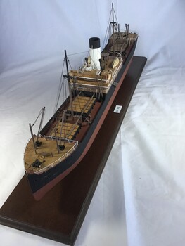 Scale model of the SS Time made by Jim Sutherland