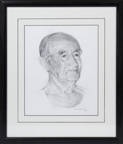 Drawing - Harry Mouchmore, Pencil drawing, Dr Mike Birrell, 1996