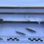Beam compass in disassembled state containing 5 items