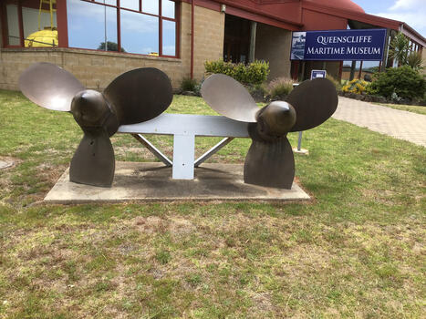 Twin propellers from submarine J3