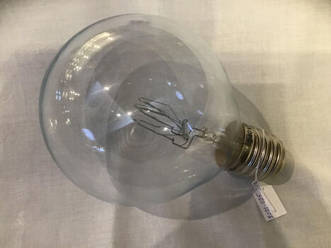 Top view of electric light bulb used in the Point Lonsdale Lighthouse in  the 1960s