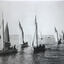 3 Reproduced photographs of couta boats under sail in Queenscliff