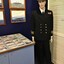 Chief Engineer Merchant Marine uniform.Shirt and shoes are props. Additional two cap insignia and one shoulder insignia.