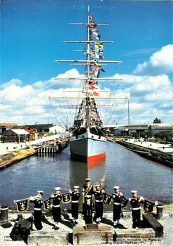 Colour photograph of the Polly Woodside by Leading Seaman Mark Lee