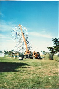 Photograph - Photograph of the ferris wheel at Queenscliffe, Photographer unknown