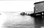 Black & white photos of the lifeboat Queenscliffe launching at the Queenscliffe Lifeboat shed.