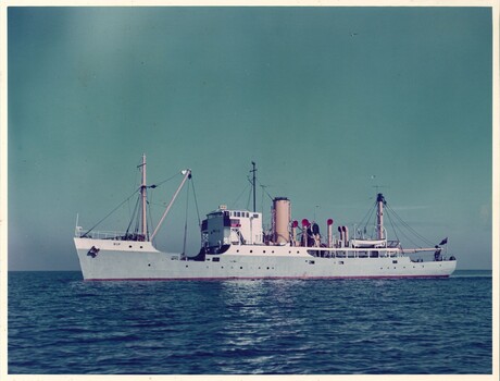 Colour photograph of Ports & Harbour maintenance ship, the 'RIP'