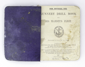 A pocket booklet with blue soft covers