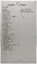 Masonite board painted white with a list of stores contained in each compartment of the lifeboat hand painted in black.