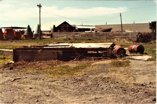 Colour photos of the original site selected for the Queenscliffe Maritime Museum