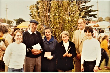 Colour photo of organisation members at Queenscliffe