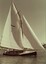 Colour photograph of the Couta boat AERIAL at Portland