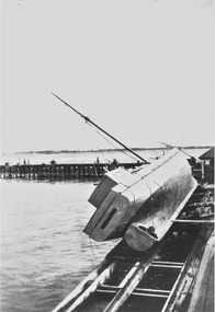 Photo of the MERCURY blown off the slipway