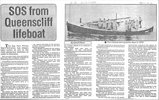 GA 19800821 G Davie article in Geelong Advertiser