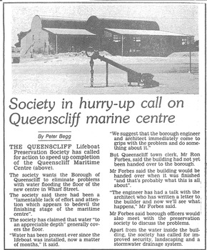 Water ingress issues effecting displays in QMM