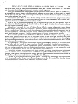 Oakley life boat written 'self righting' information, page 109