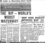 Newspaper article re Army Commandos rescue 24 Feb 1960