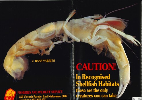 Part pamphlet re shellfish 'take' permitted
