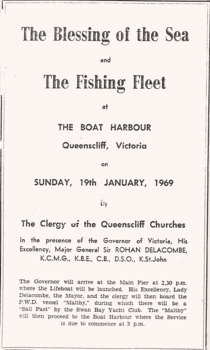 Unknown newspaper notice of forthcoming BoF Jan 1969