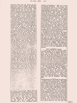 Newsletter re The Wreck of the GANGE