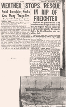 Wangara wreck article c1961