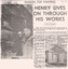 Henry Zanoni memorial newspaper article c1960