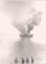 Long distant  photo of the SS Orungal on Eastern Reef, alight.