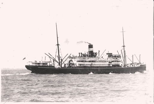 B & W photo of the Orungal, probably on Port Phillip pre-1940