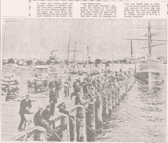 1987 news article about fishermen & the HINEMOA freighter