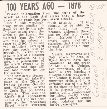 Loch Ard disaster anniversary