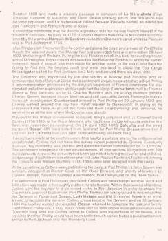 3 of 5 copied pages from T.  S. Stevens' history of Victorian settlement booklet.