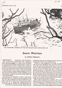Copy from Walkabout April 1936 re lifeboat's history.