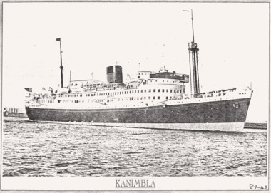 Photo of the Twin Screw Motor Vessel KANIMBLA