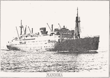 Twin Screw Steamer (HMAS) MANOORA photo.