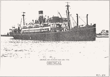 Screw Steamer (SS) ORUNGAL photo.