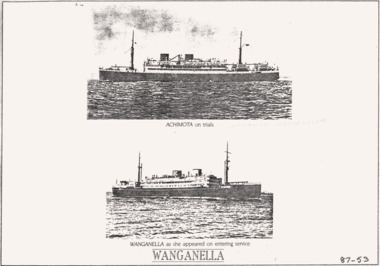 MS WANGANELLA photo, details & history.