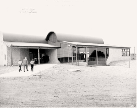 Early photo of east elevation of QMM c1987