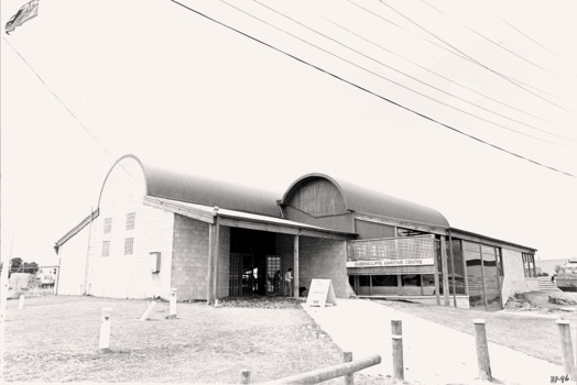 B&W photo of Queenscliffe Maritime Centre c1987. 