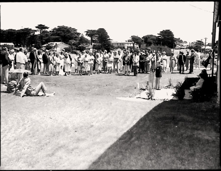 QMC's President Mr Kenny Hudson at the Opening Ceremony 1986