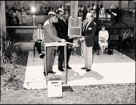 Opening of QMC Nov 1986 by R MacKenzie, I Curtis & K Hudson 1986.