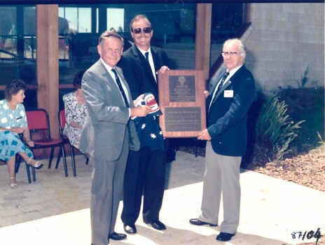 Opening of the QMC 1987 by Rod Mackenzie, Ian Curtis & Kenny Hudson