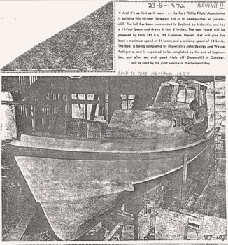 40'0" ALVINA 2 in production in 1987