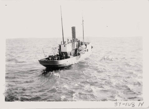 SS VICTORIA, b&w photo taken in August 1935 