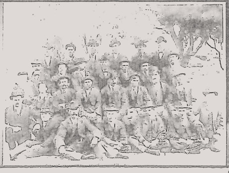 Queenscliffe Lifeboat crew c1890 from original copy slide